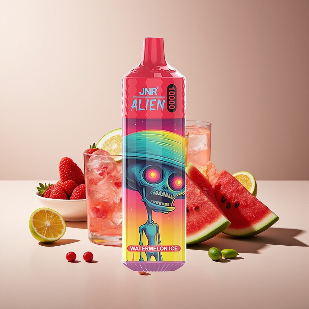 JNR Alien 10000 Puffs Deportivo RGB Carga Rápida Sandía Helada