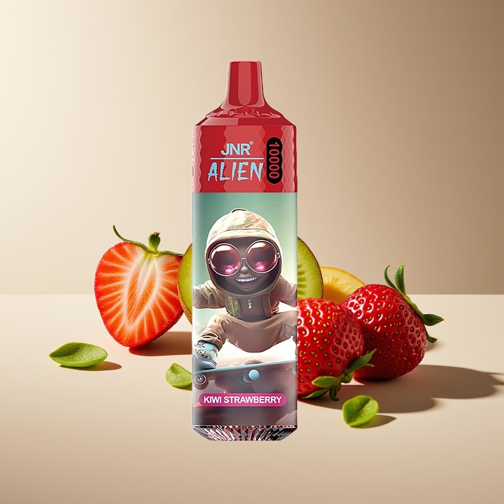 JNR Alien 10000 Puffs LED RGB Carga Rápida Kiwi Fresa