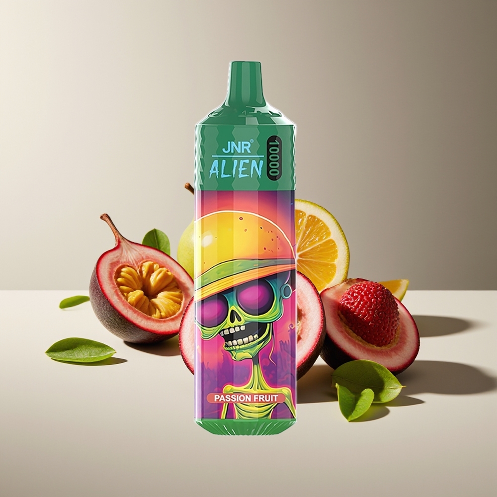 JNR Alien 10000 Puffs RGB Carga Rápida Maracuyá