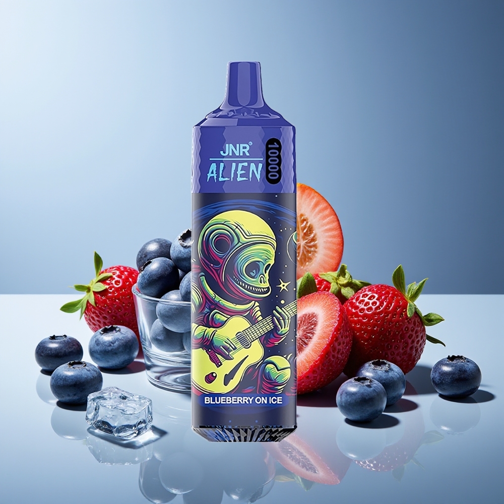 JNR Alien 10000 Puffs RGB Tipo-C 20ml Arándano en Hielo