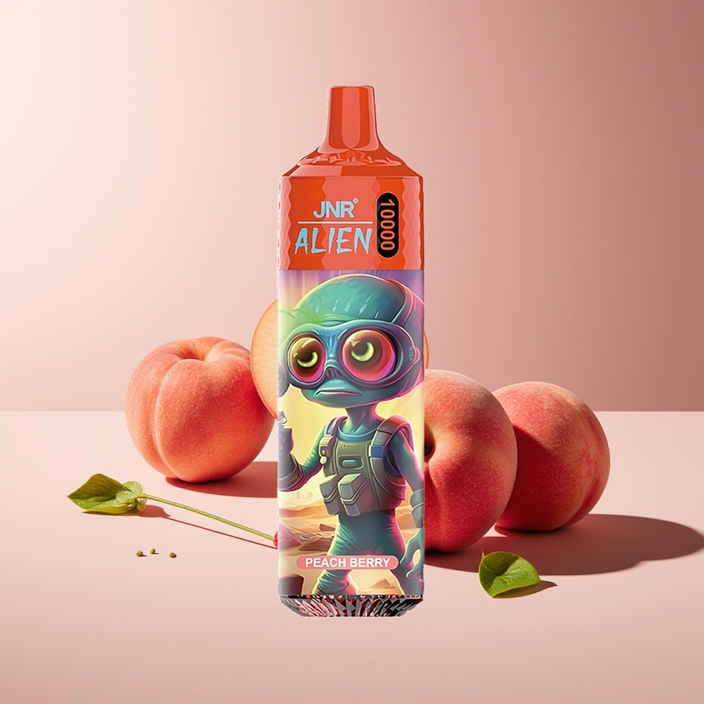 JNR Alien 10000 Puffs RGB Tipo-C 20ml Durazno Baya