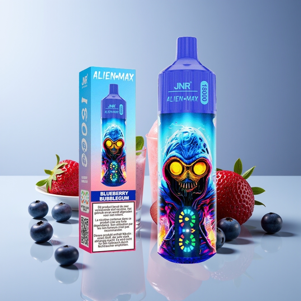 JNR Alien Max 18000 Puffs Dual Mesh LED Blueburbuja