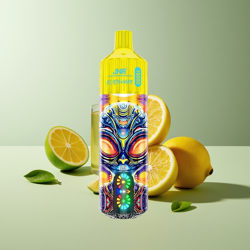 JNR Alien Max 18000 Puffs Pantalla LED Inteligente Doble Bobina Limón & Lima
