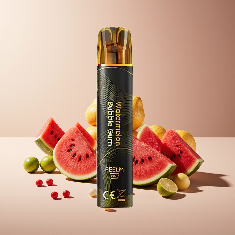 JNR Black&Golden 800 Puffs 550mAh 2ml TPD 2% Chicle Sandía Desechable