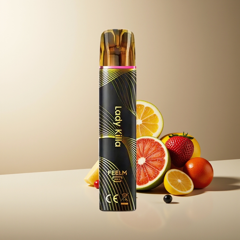 JNR Black&Golden 800 Puffs Lady Killa Negro&Dorado Sin Carga 2% Nicotina