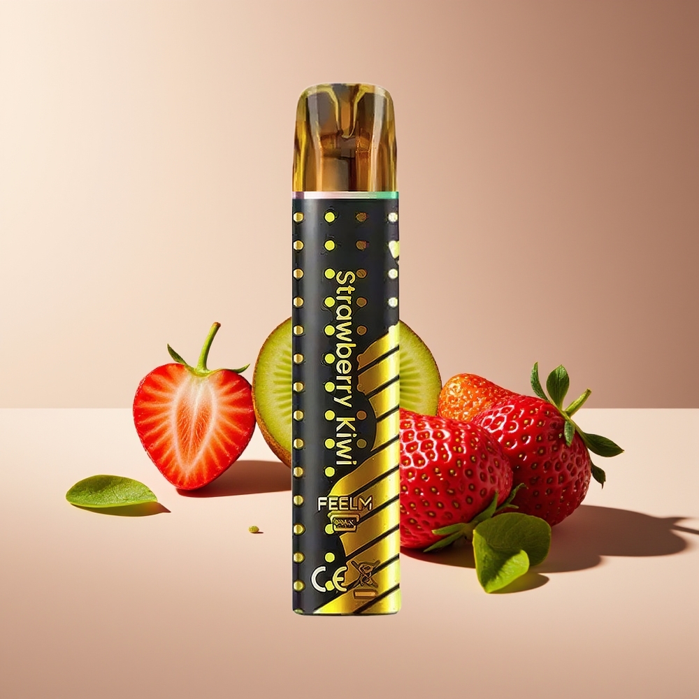 JNR Black&Golden 800 Puffs Sin Carga 2ml 2% Fresa Kiwi