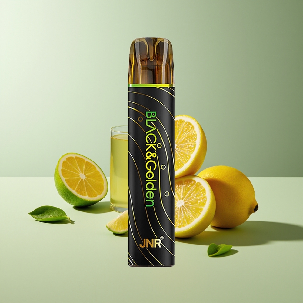 JNR Black&Golden 800 Puffs Sin Carga 2ml 2% Nicotina Lima & Limón