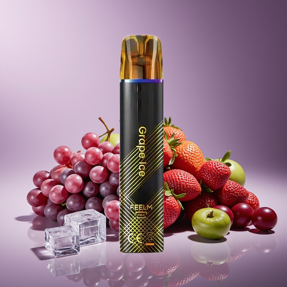 JNR Black&Golden 800 Puffs Sin Carga 2ml 2% Nicotina Uva Helada