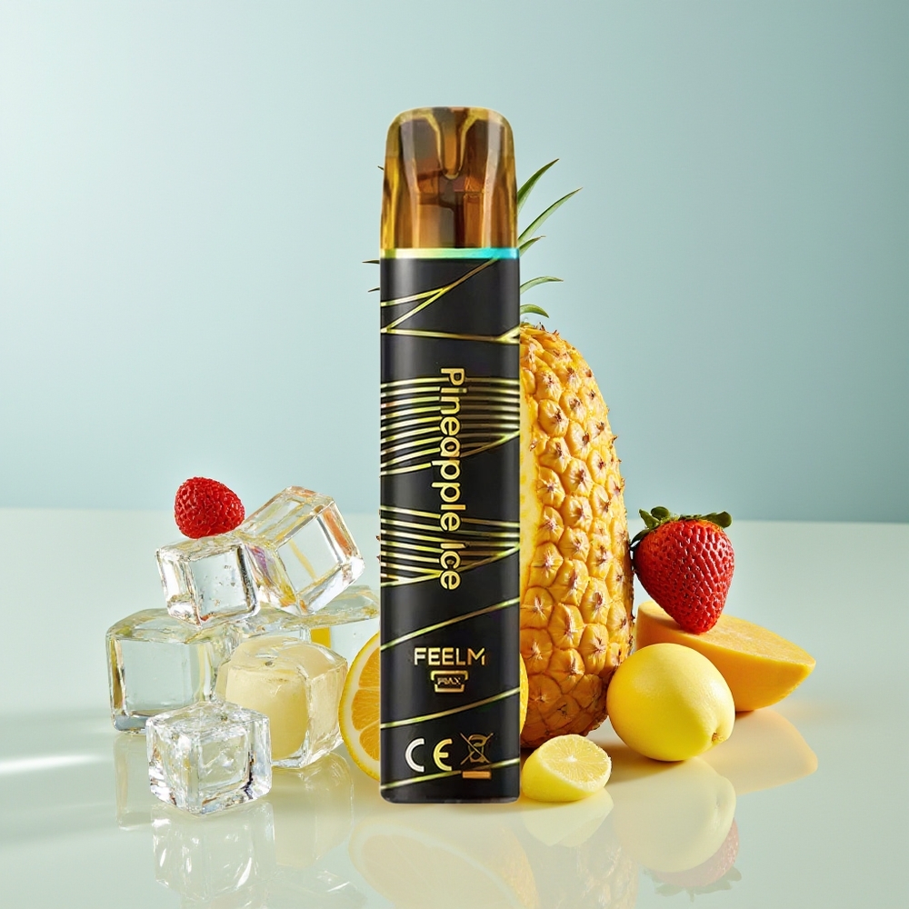 JNR Black&Golden 800 Puffs Sin Carga 2ml Piña Hielo