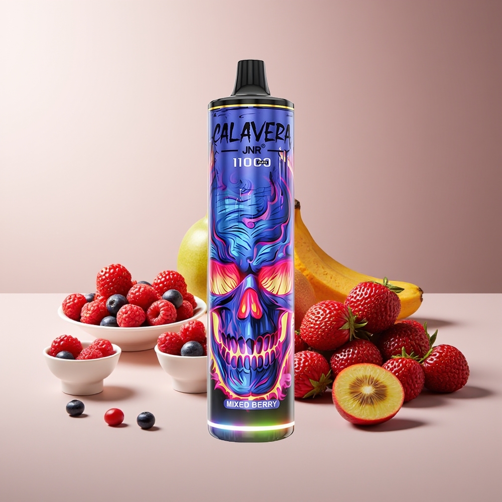 JNR Calavera 11000 Puffs Tipo-C 850mAh 21ml 1.0ohm Baya Mixta