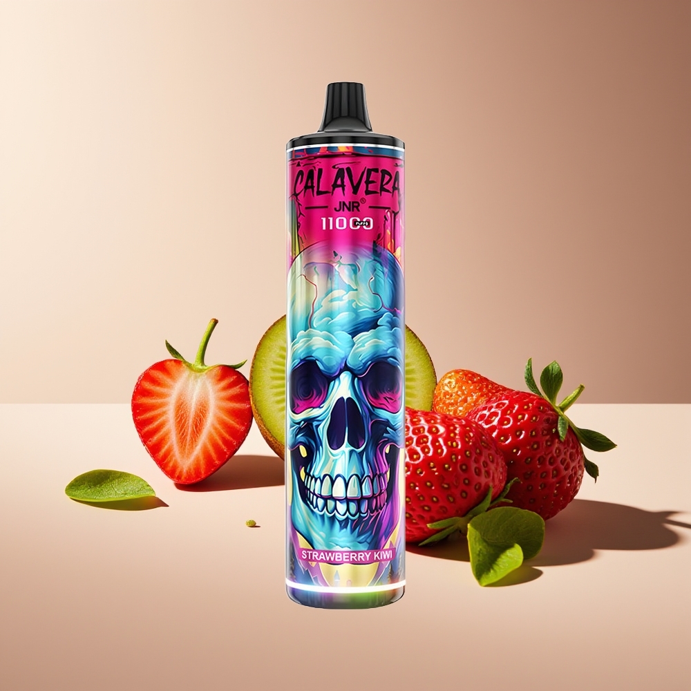 JNR Calavera 11000 Puffs Tipo-C 850mAh 21ml 1.0ohm Fresa Kiwi