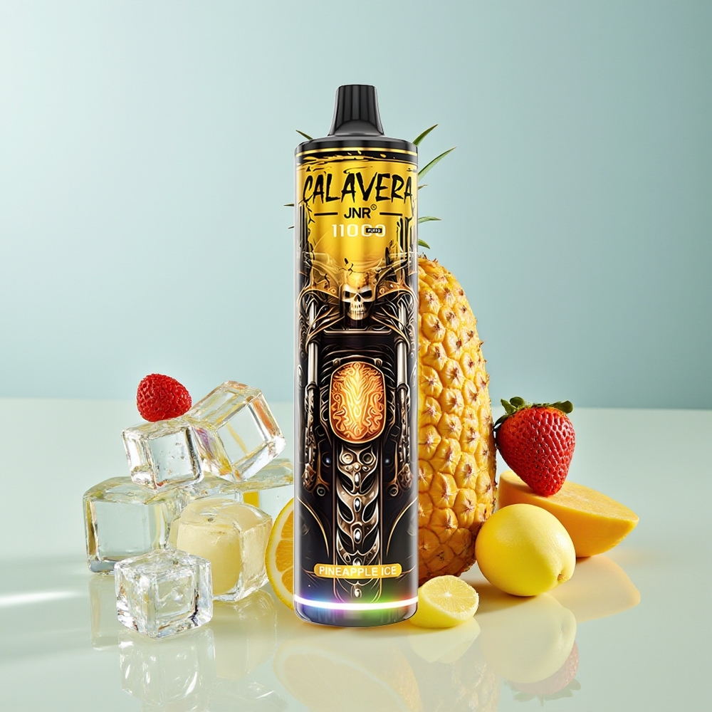 JNR Calavera 11000 Puffs Tipo-C 850mAh 21ml 1.0ohm Piña Hielo