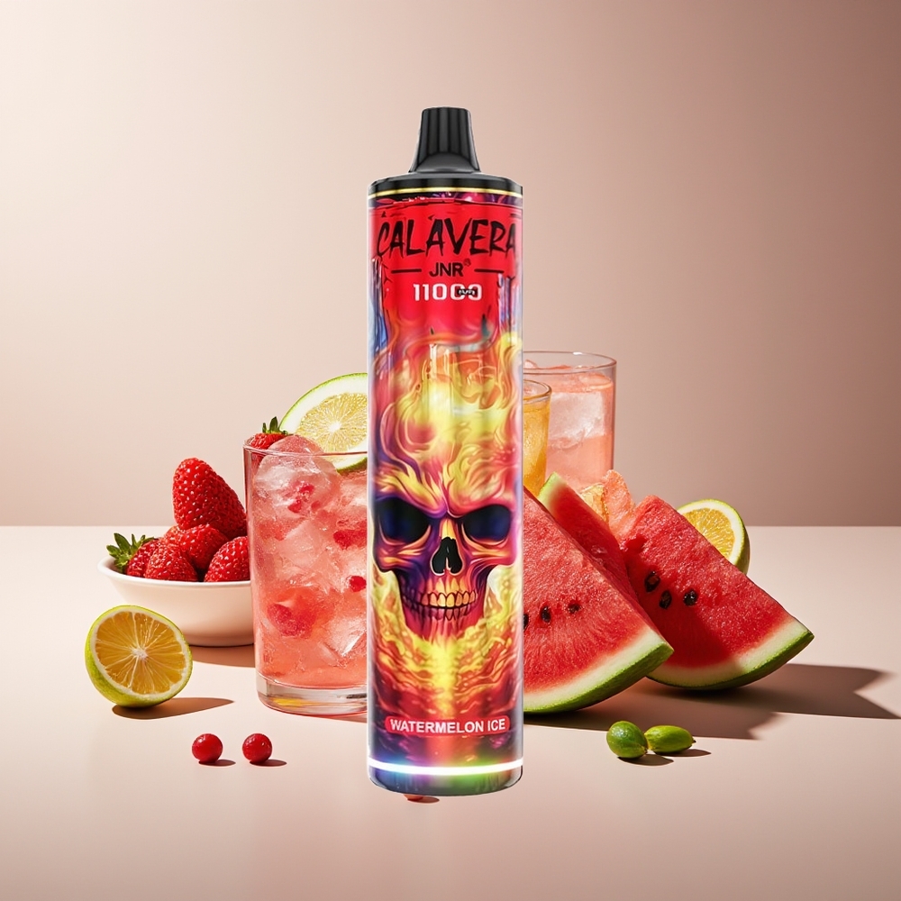 JNR Calavera 11000 Puffs Tipo-C 850mAh 21ml 1.0ohm Sandía Helada
