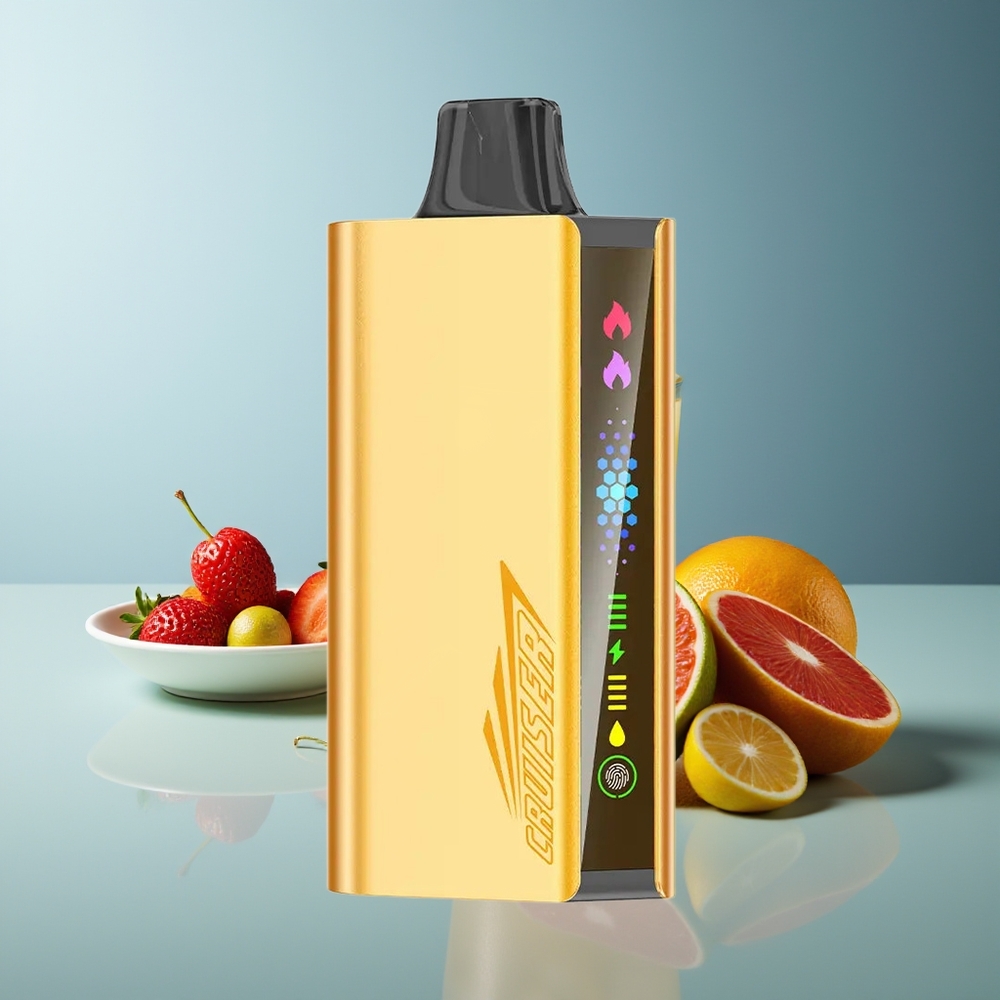 JNR Cruiser 12000 Puffs Vape Sin Carga Pantalla Animada Cuerpo de Aluminio Cool Fanta
