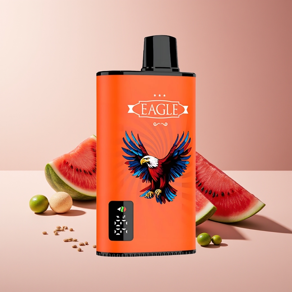 JNR EAGLE Smart 23000 Puffs Pantalla Digital 1.0ohm Malla 750mAh Tipo-C 25ml Sandía Chicle