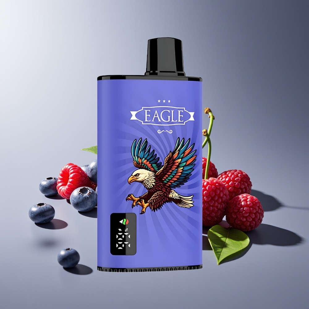 JNR EAGLE Smart 23000 Puffs Pantalla Digital Arándano Frambuesa Cereza