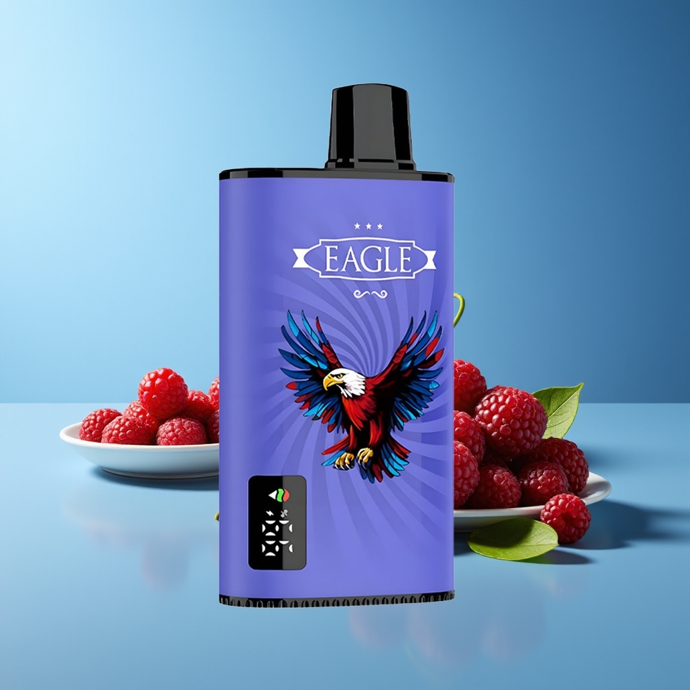 JNR EAGLE Smart 23000 Puffs Pantalla Digital Bobina Malla 1.0ohm Batería 750mAh Arándano Azul Cereza