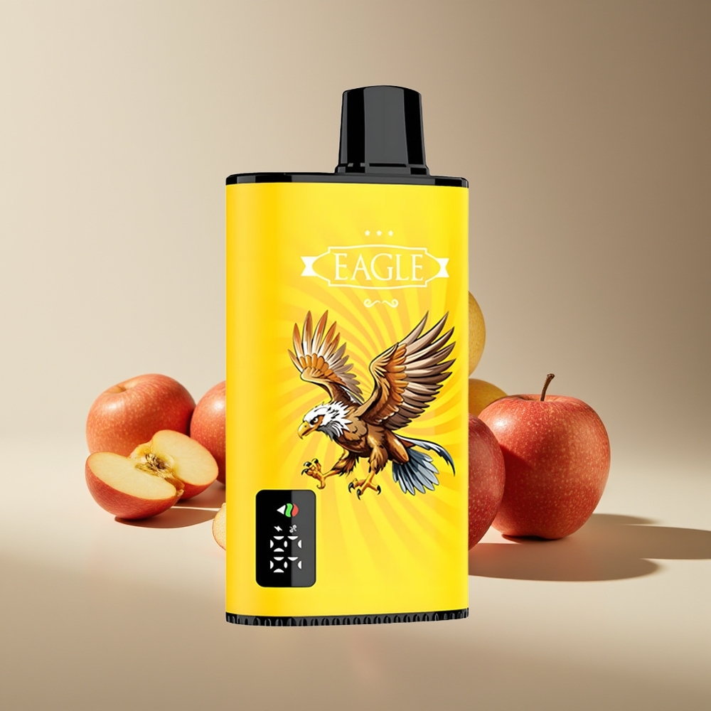 JNR EAGLE Smart 23000 Puffs Pantalla Digital Bobina Mesh 1.0ohm Batería 750mAh Tipo-C Doble Manzana
