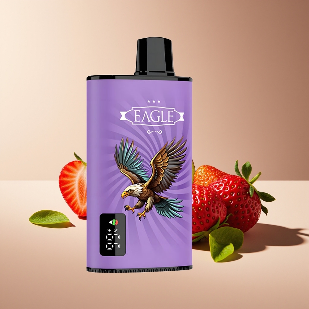 JNR EAGLE Smart 23000 Puffs Pantalla Digital Bobina Mesh 1.0ohm Fresa Kiwi