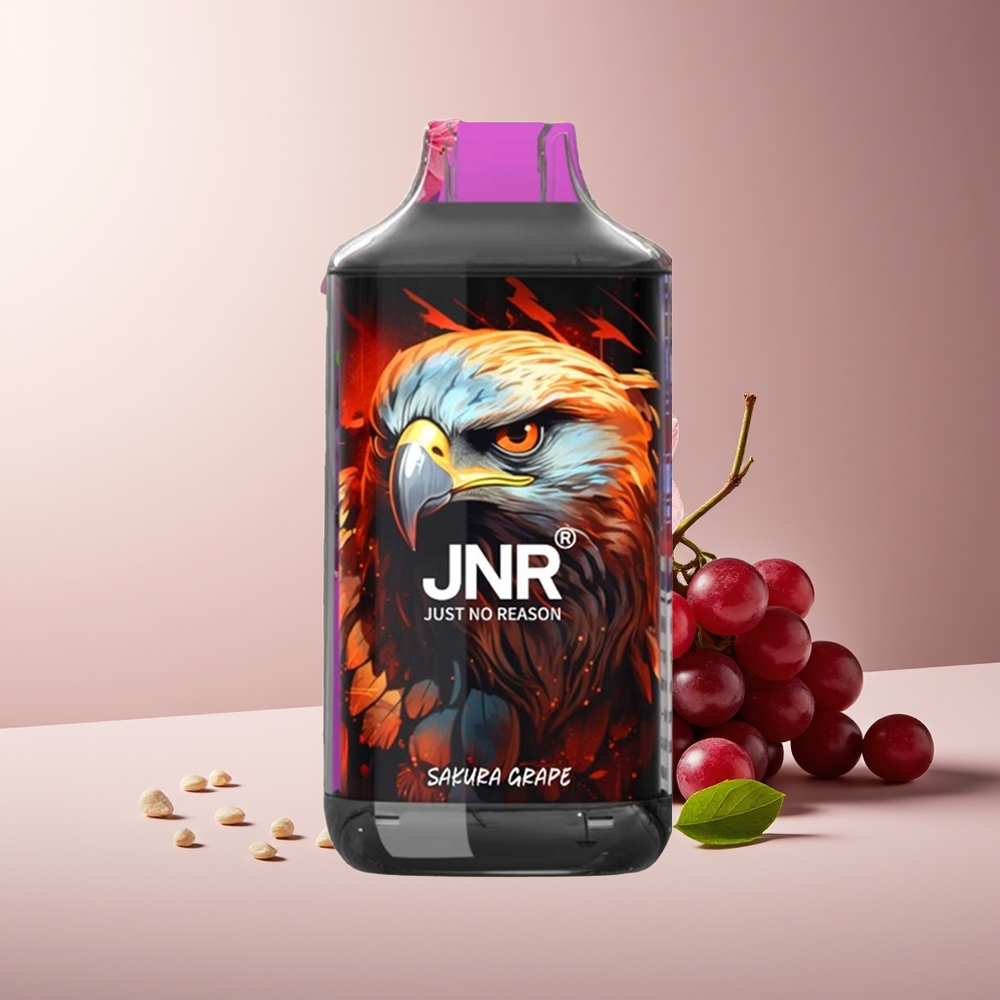 JNR Falcon 16000 Puffs 850 mAh 22ml Doble Malla Sakura Uva