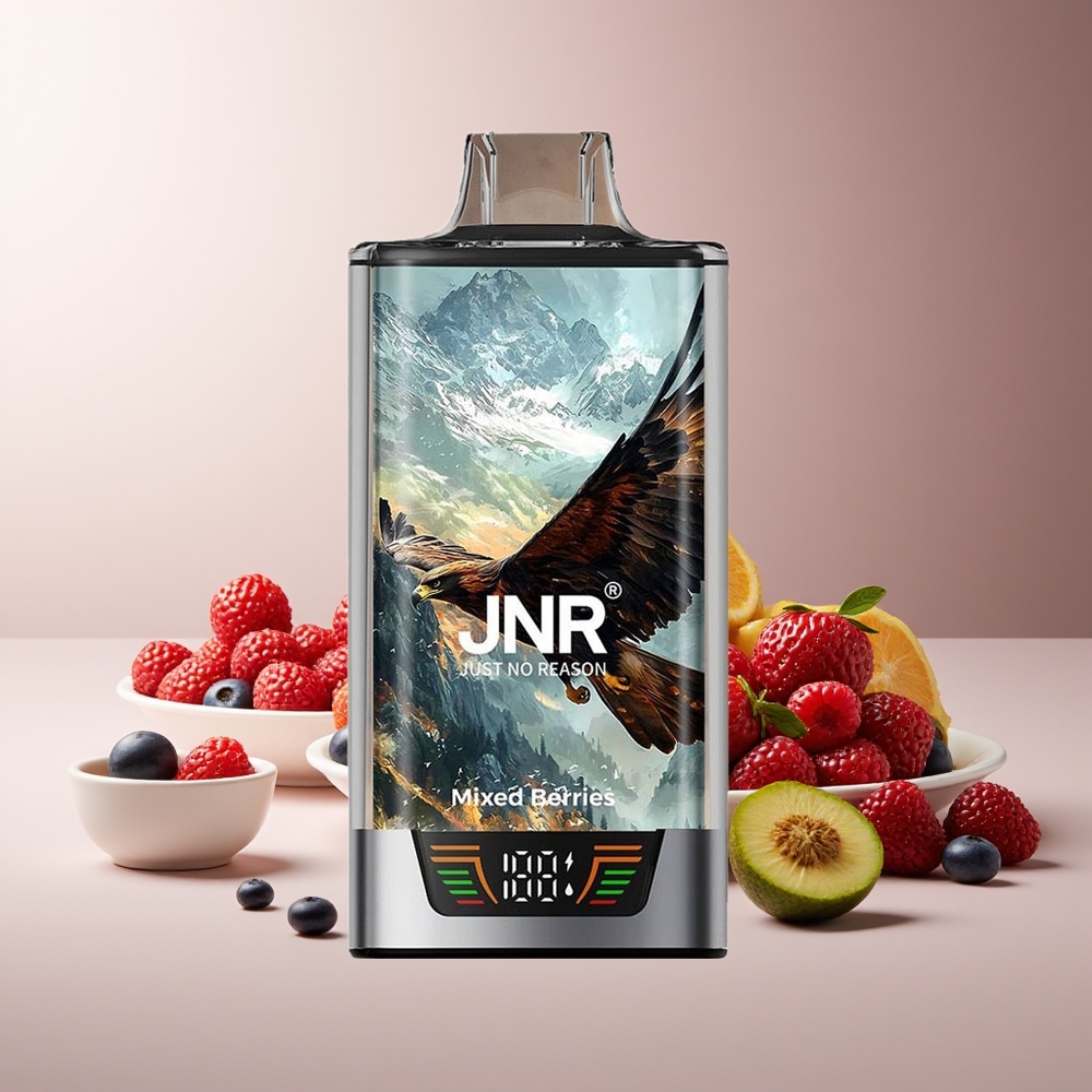 JNR Falcon Pro 28000 30ml 950mAh 5% Nicotina Doble Malla Frutos del Bosque