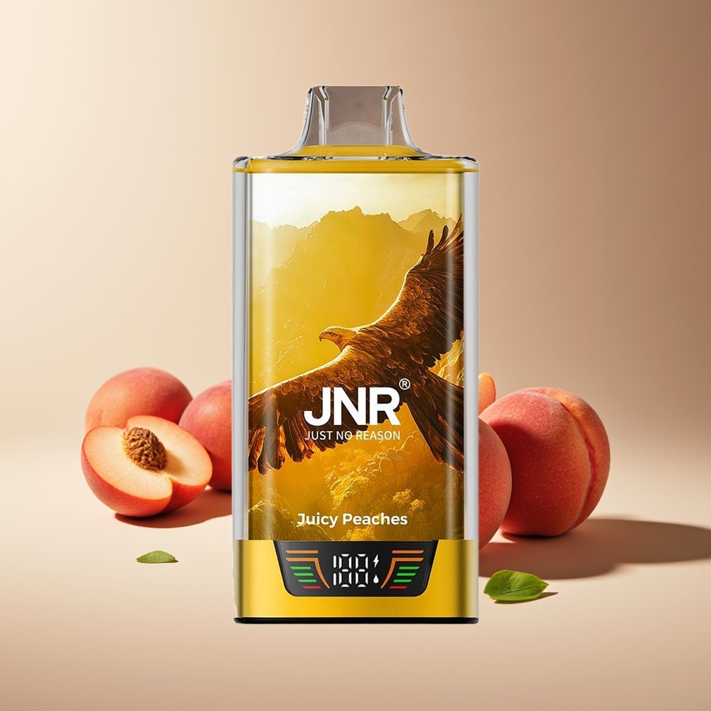 JNR Falcon Pro 28000 Desechable 30ml Dual Malla Pantalla Inteligente Melocotones Jugosos