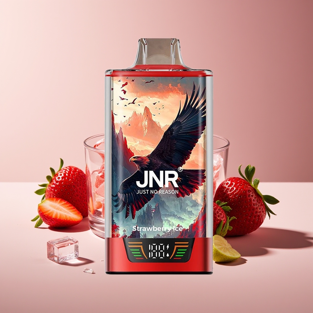 JNR Falcon Pro 28000 Disposable Vape 30ml 950mAh 5% Nicotina Fresa Hielo
