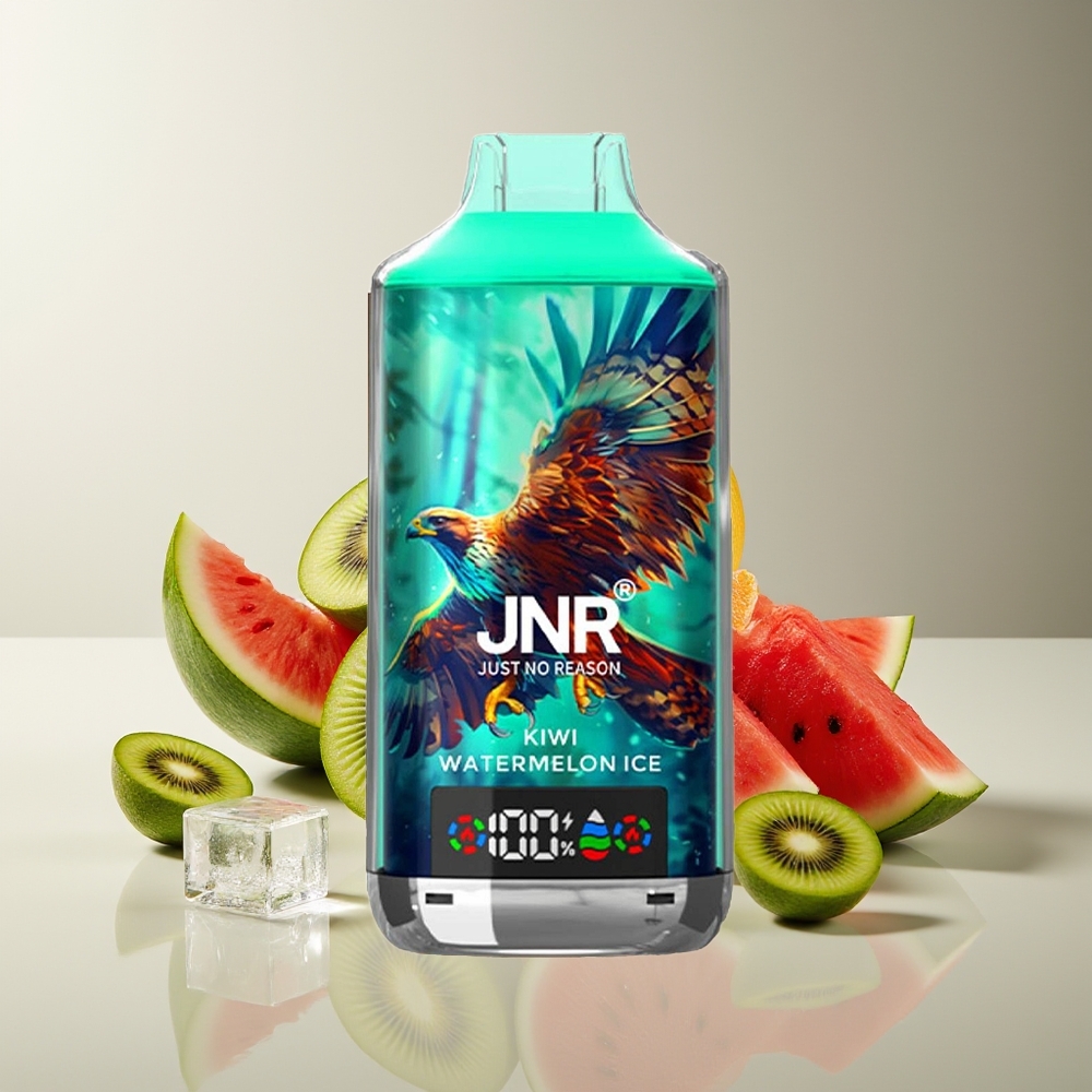JNR Falcón X 18000 Caladas Batería 750mAh E-líquido 24ml Doble Malla Kiwi Sandía Hielo