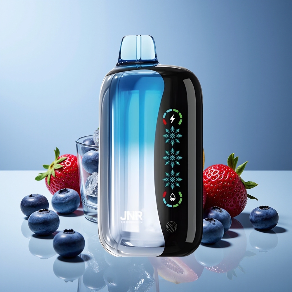 JNR Flex Ice 21000 Puffs Ajustable Hielo Pantalla Táctil Arándano Hielo