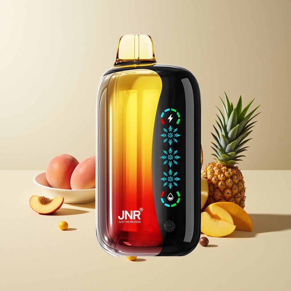 JNR Flex Ice 21000 Puffs Pantalla Táctil Aire Personalizable Durazno Mango Piña