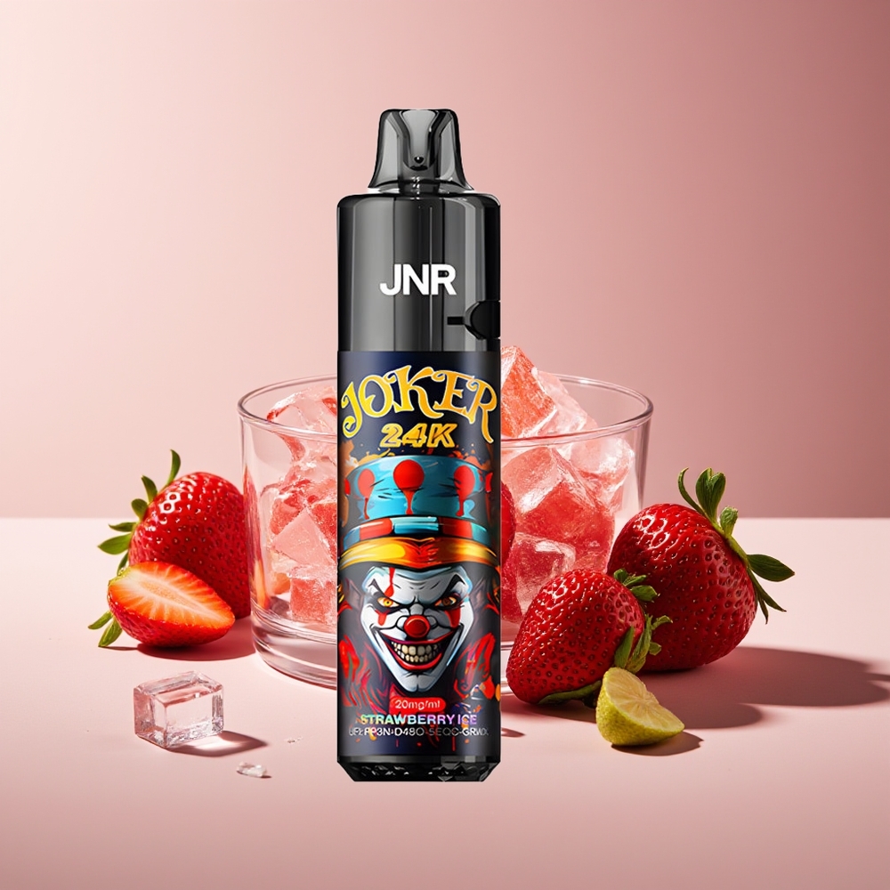 JNR Joker 24000 Bocados Recargable con Luz Multicolor Fresa Helada
