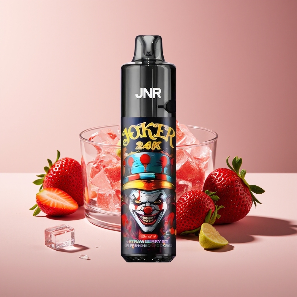 JNR Joker 24000 Bocados Recargable con Luz Multicolor Fresa Helada