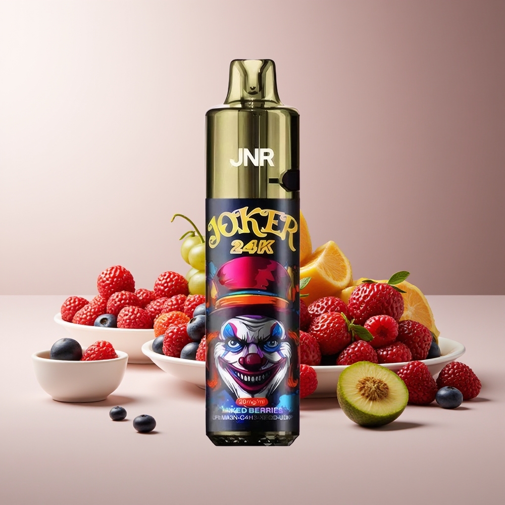 JNR Joker 24K Puffs Recargable Niveles Visibles de Líquido 2+10ml Frutas Mixtas