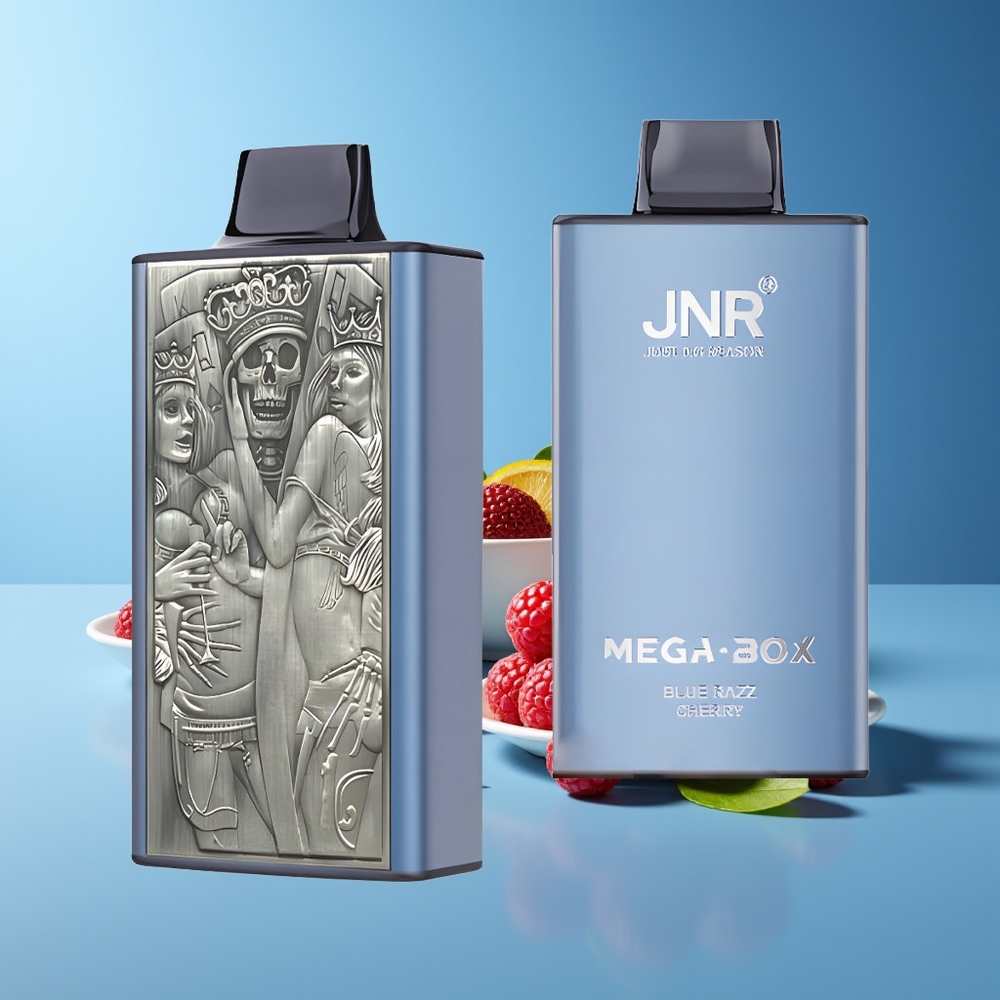 JNR Mega Box 25000 Bocadas Dual Mesh Carga Rápida Blue Razz Cereza