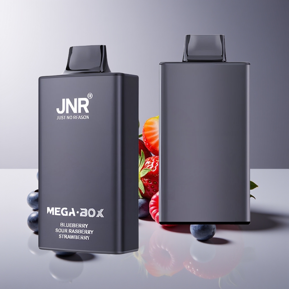 JNR Mega Box 25000 Puffs Carga Rápida Type-C Dual Mesh Arándano Agrio Frambuesa Fresa