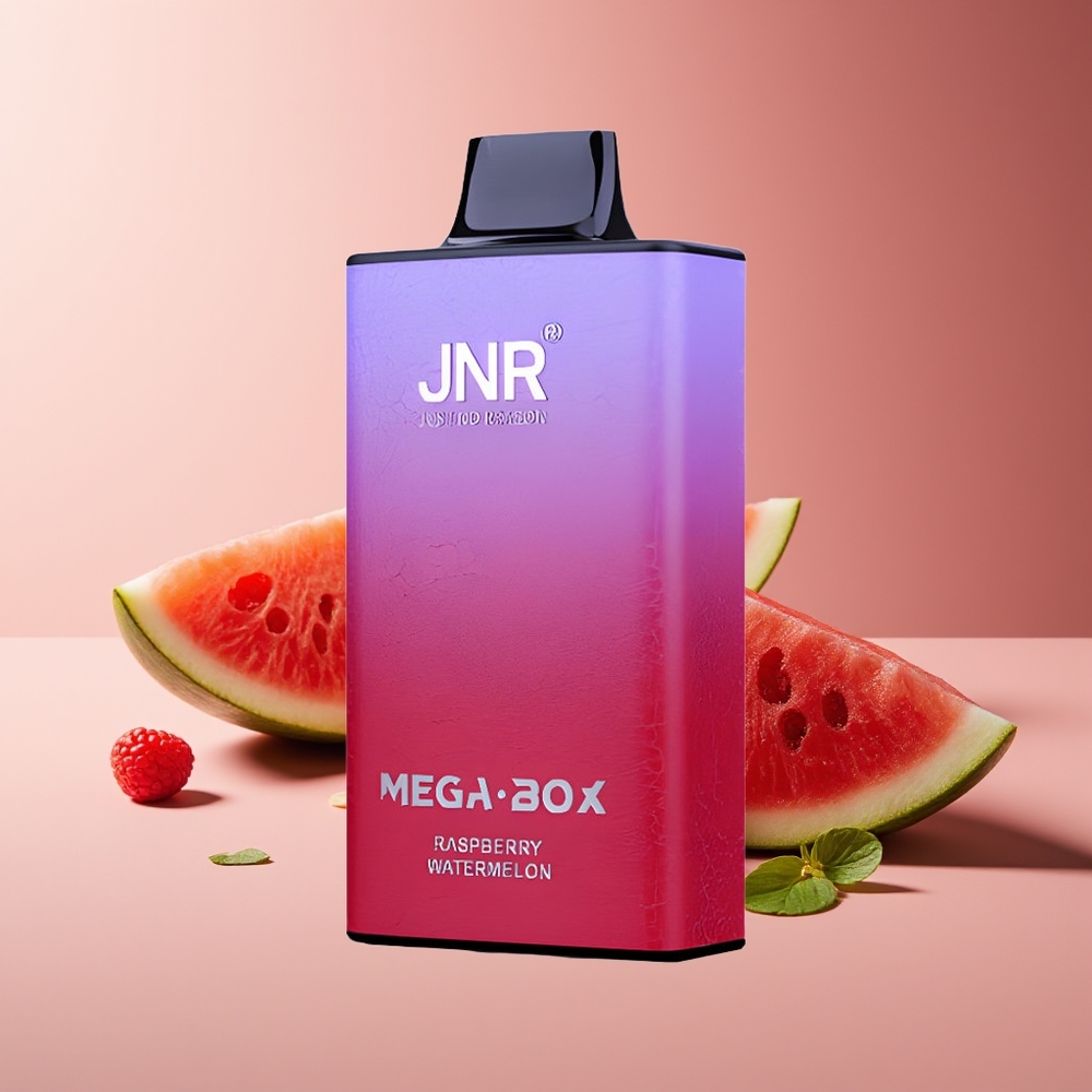 JNR Mega Box 25000 Puffs Carga Rápida Type-C Frambuesa Sandía