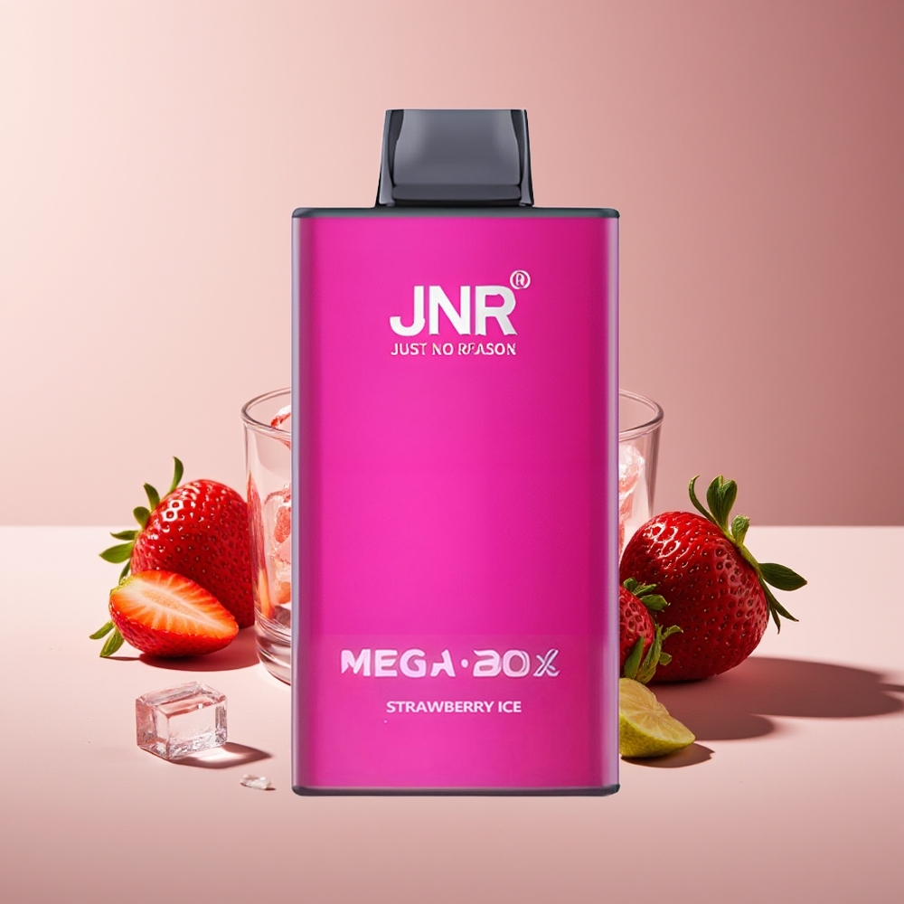 JNR Mega Box 25000 Puffs Doble Malla Fresa Helada