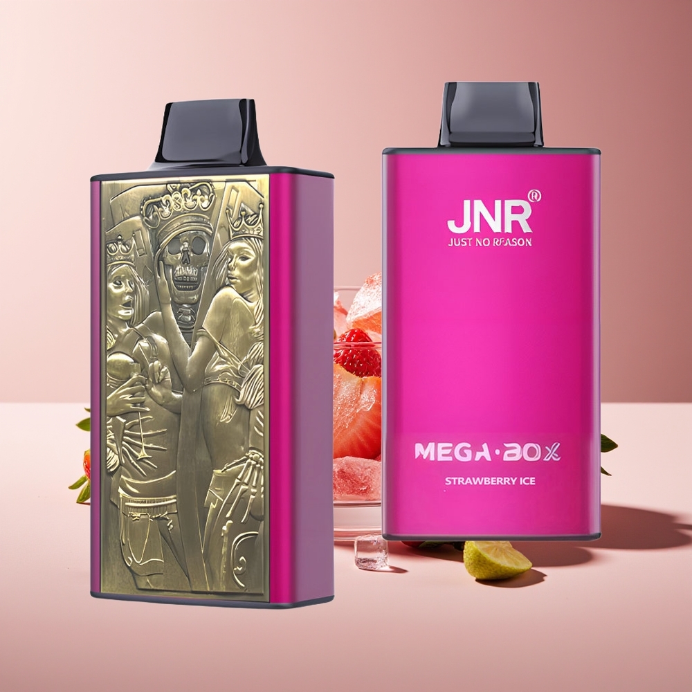 JNR Mega Box 25000 Puffs Doble Malla Fresa Helada