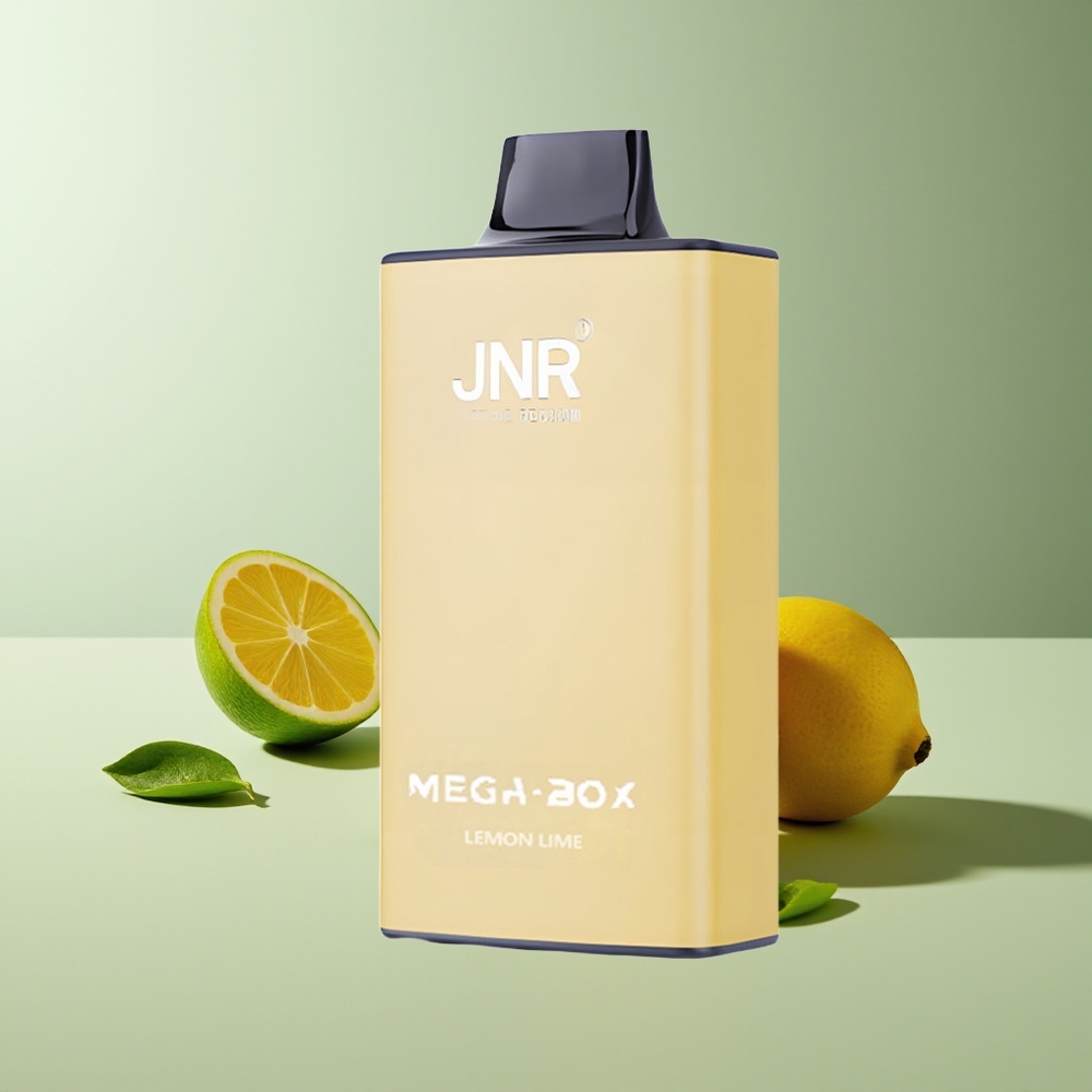 JNR Mega Box 25000 Puffs Dual Mesh Carga Rápida Lima & Limón