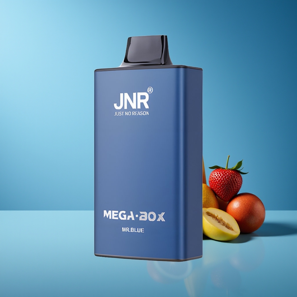 JNR Mega Box 25000 Puffs Dual Mesh Carga Rápida Mr Azul