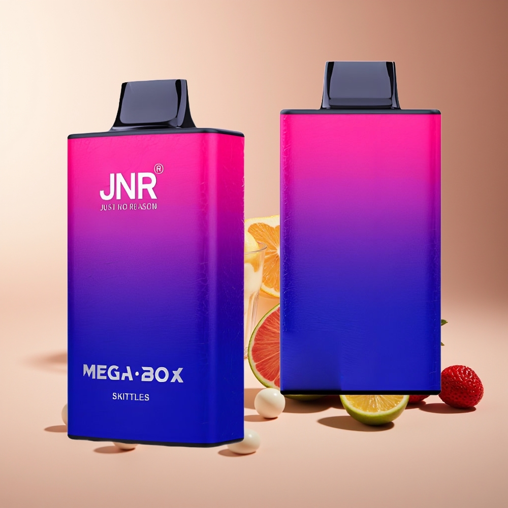 JNR Mega Box 25000 Puffs Vape Desechable Carga Rápida Dual Mesh Arcoíris