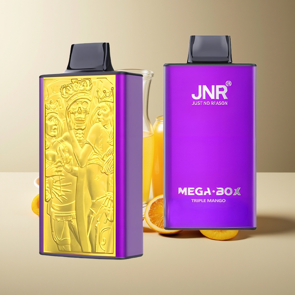 JNR Mega Box 25000 Puffs Vape Desechable Triple Mango 30ml Dual Mesh 850mAh Tipo-C 2%