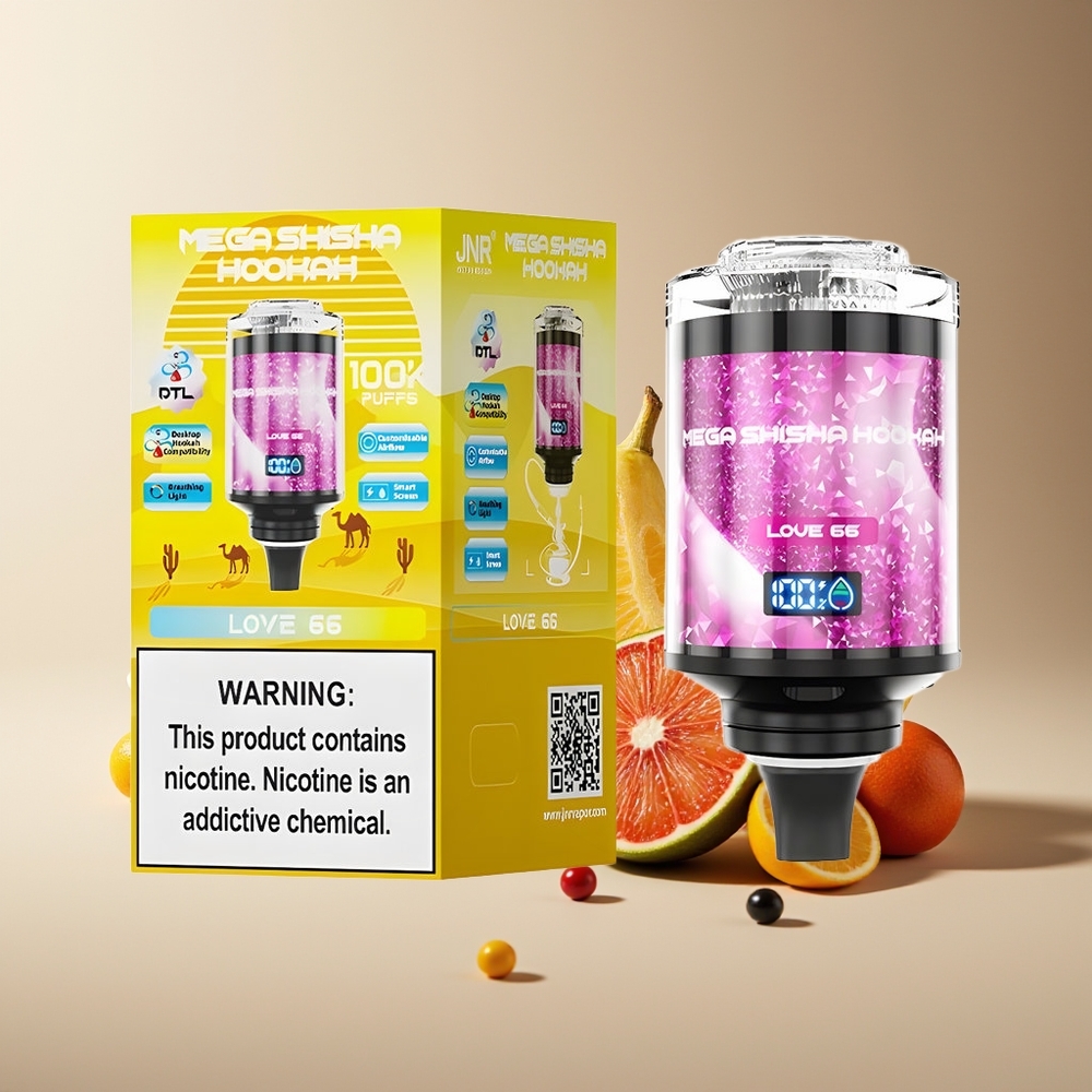 JNR Mega Shisha Hookah 100K Bocas Compatibilidad Escritorio Amor 66