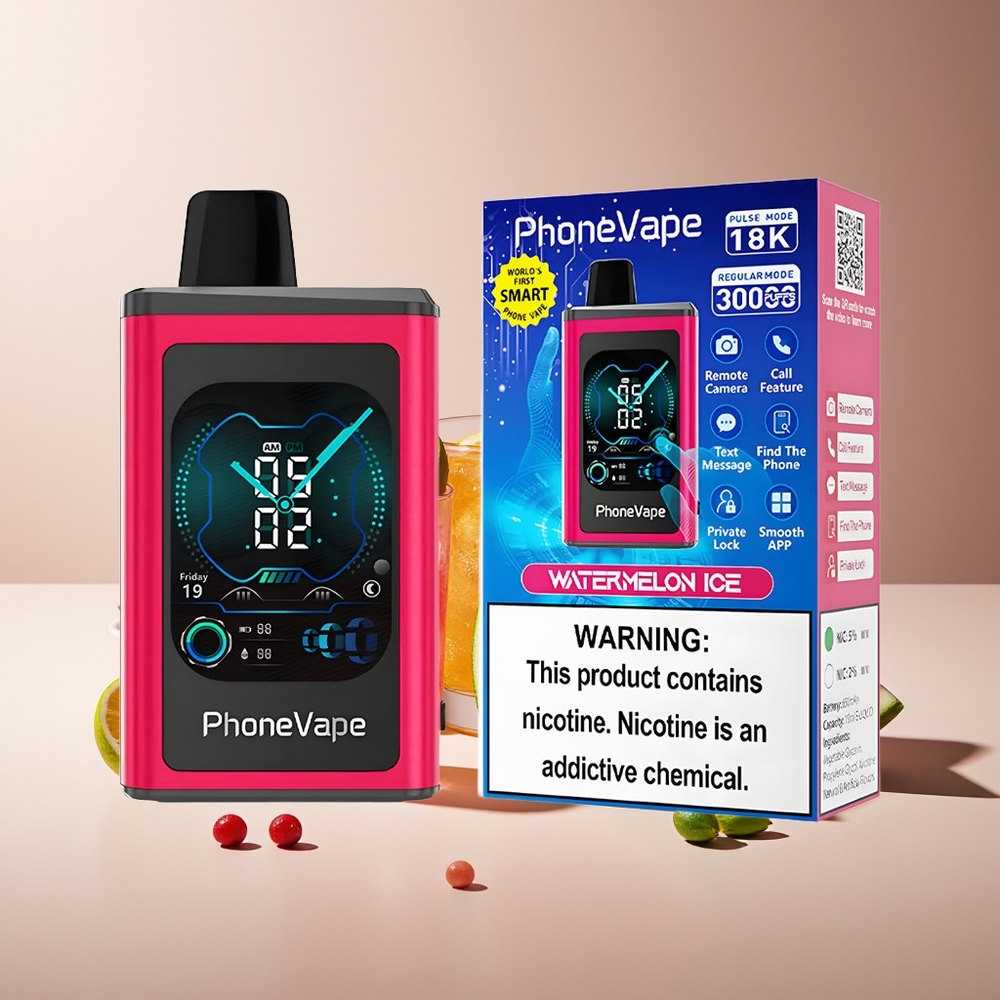 JNR PhoneVape 30000 bocadas Batería Recargable Turbo Modo Sandía Helada