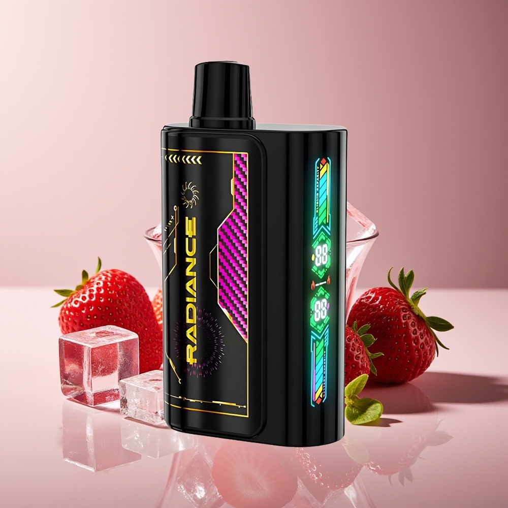 JNR Radiance 31000 Puffs Pantalla Inteligente Doble Malla Fresa Helada