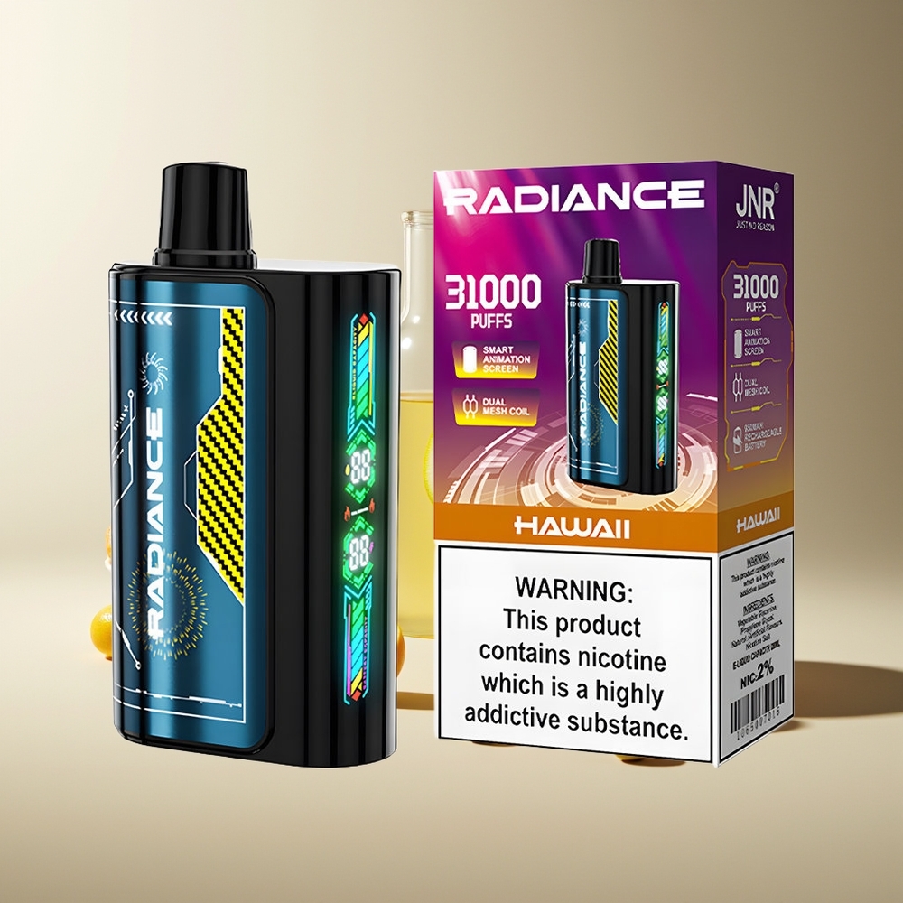 JNR Radiance 31000 Puffs Pantalla Inteligente Doble Malla Hawaii