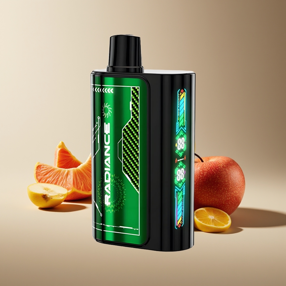 JNR Radiance 31000 Puffs Pantalla Inteligente Doble Manzana