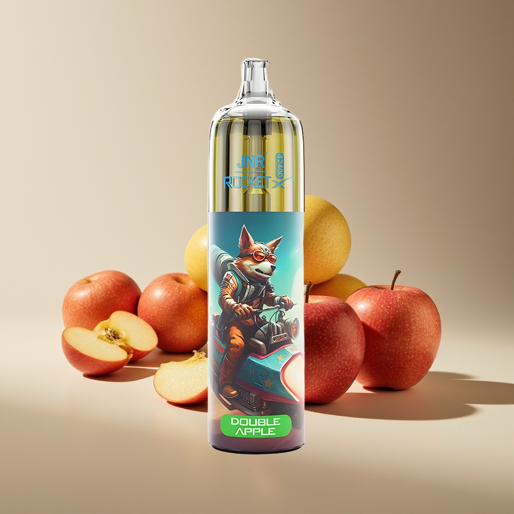 JNR Rocket-X 12400 Puffs Doble Manzana Vape Desechable con Flujo de Aire Ajustable