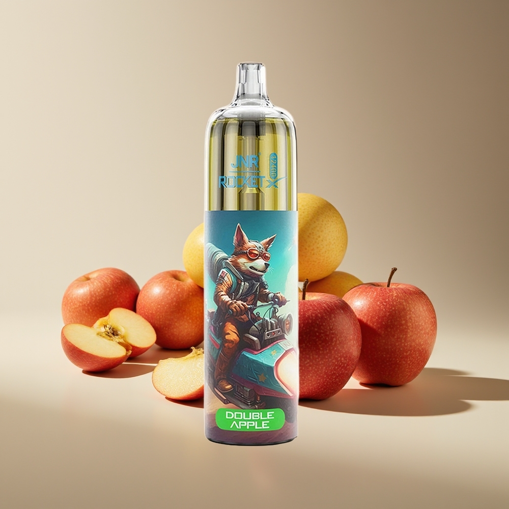 JNR Rocket-X 12400 Puffs Doble Manzana Vape Desechable con Flujo de Aire Ajustable