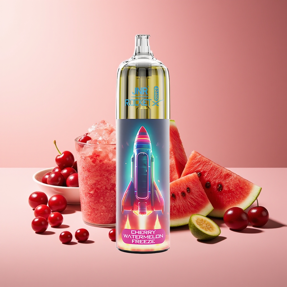 JNR Rocket-X 12400 Puffs RGB Ajustable 25ml Cereza Sandía Helada